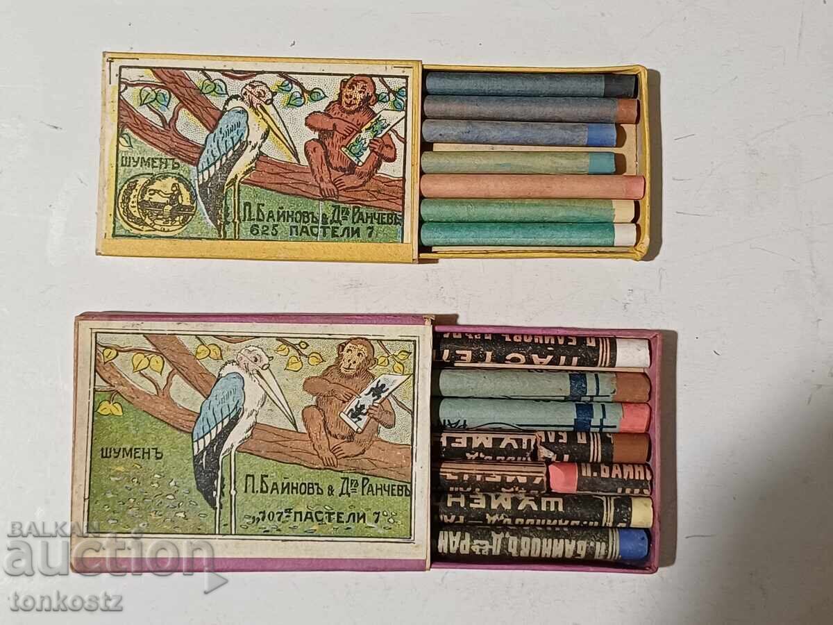 2 buc. Creioane de colorat 1940