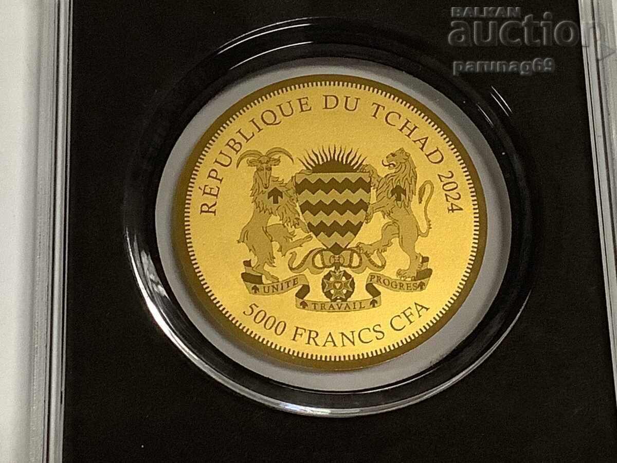 Licitație TSAD 5000 franki 2024 godina - AUR 0.999