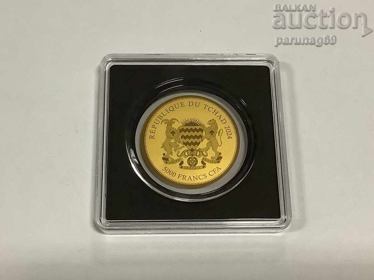 TSAD 5000 franki 2024 godina - AUR 0.999