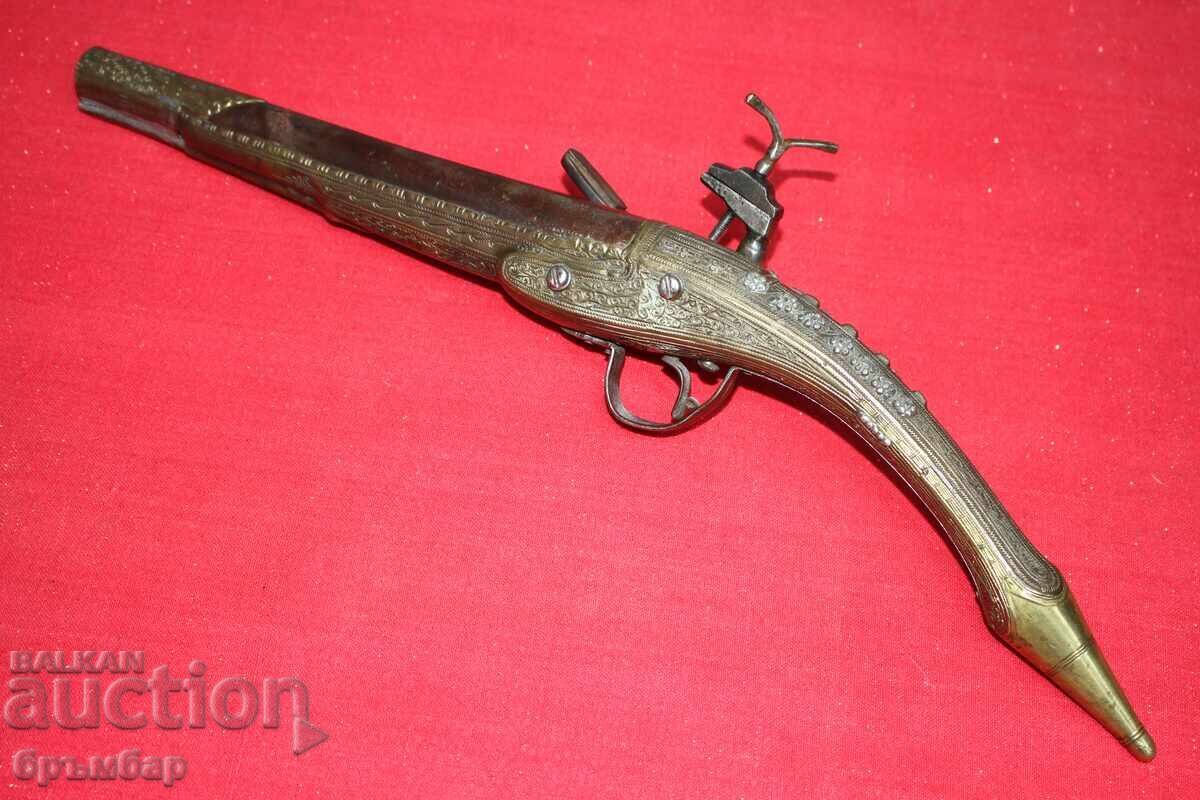 Livrarea Pistol cu cremene arnăuți, cremene, cu țeavă scurtată