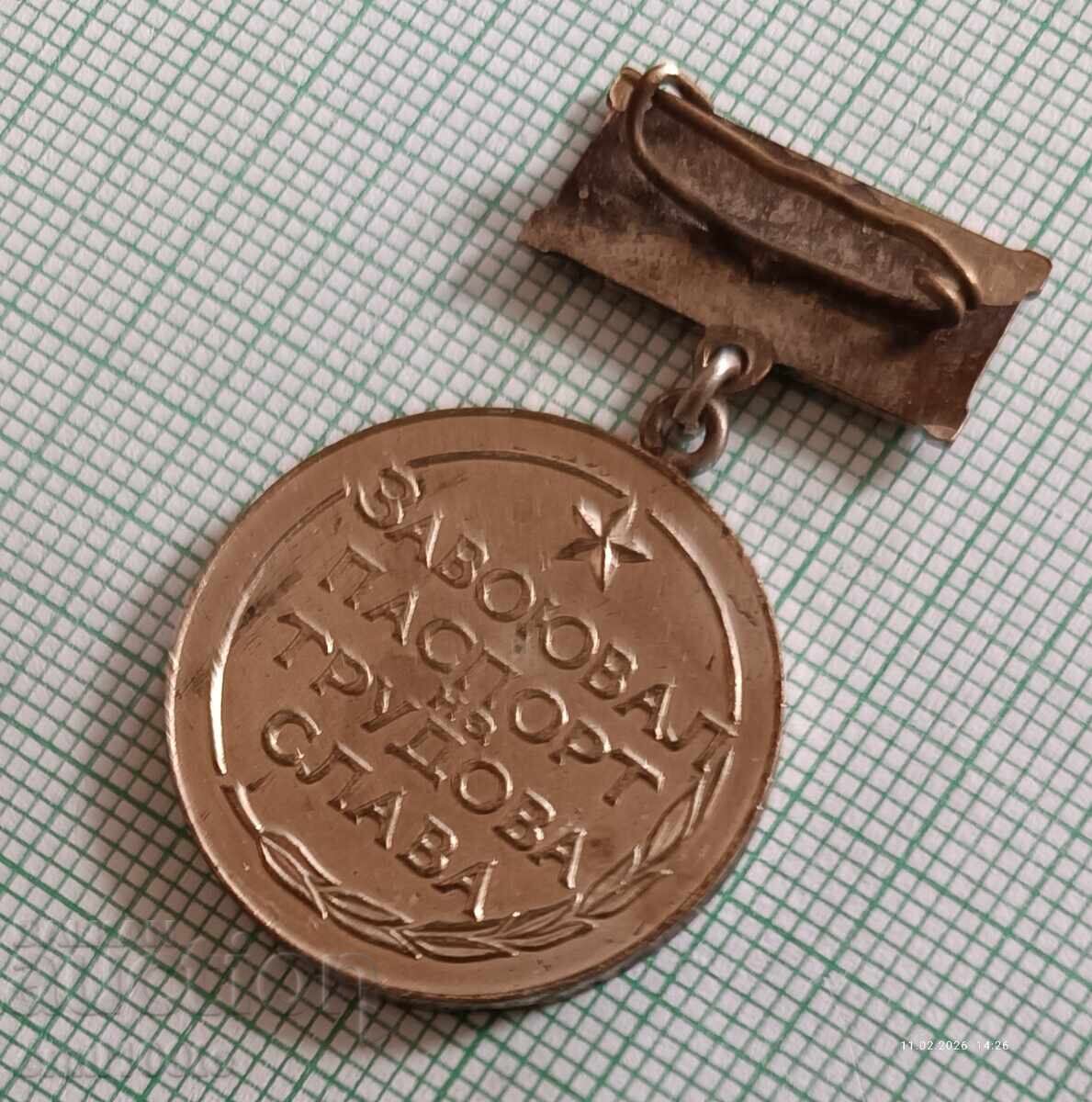 Insigna - A cucerit pașaportul gloriei muncii 1944 1964 - 6