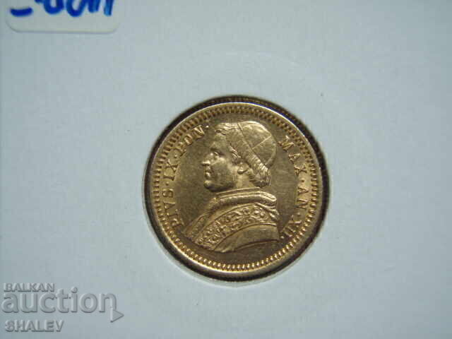 2,50 Scudi 1858 Vaticana (2 1/2  скуди Ватикана)- AU (злато) - 6