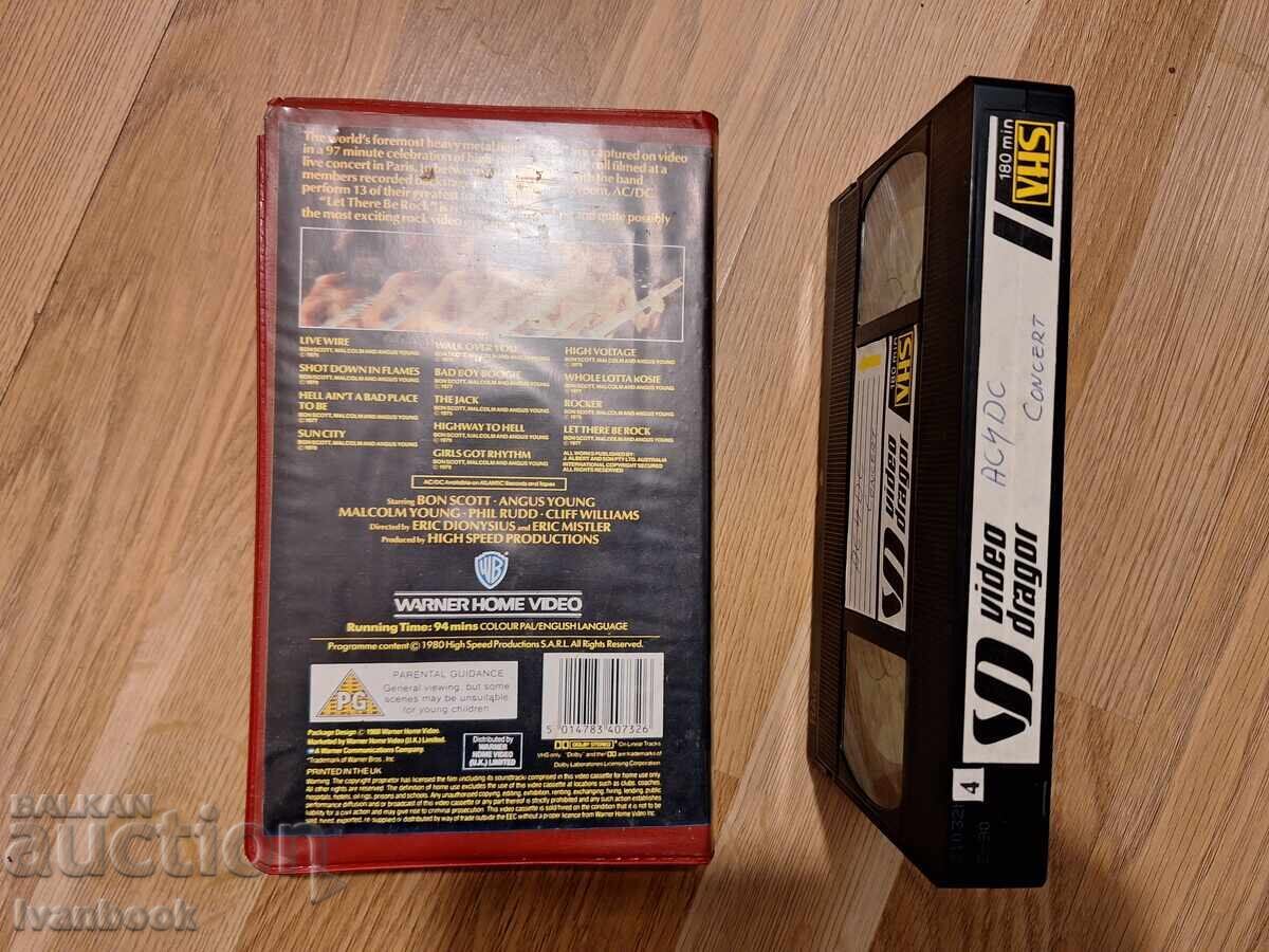 Аукцион Видео касета VHS - AC/DC
