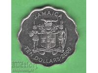 (¯`'•.¸ 10 dolari 2000 JAMAICA ¸.•'´¯)