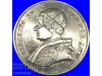 50 baiochi 1846 Βατικανό* Ρώμη Γρηγόριος XVI (1831-1846) ΣΠΑΝΙΟ
