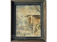 Frumoasă pictură originală de Metodi Idakiev-Vodenitsa Gabrovo