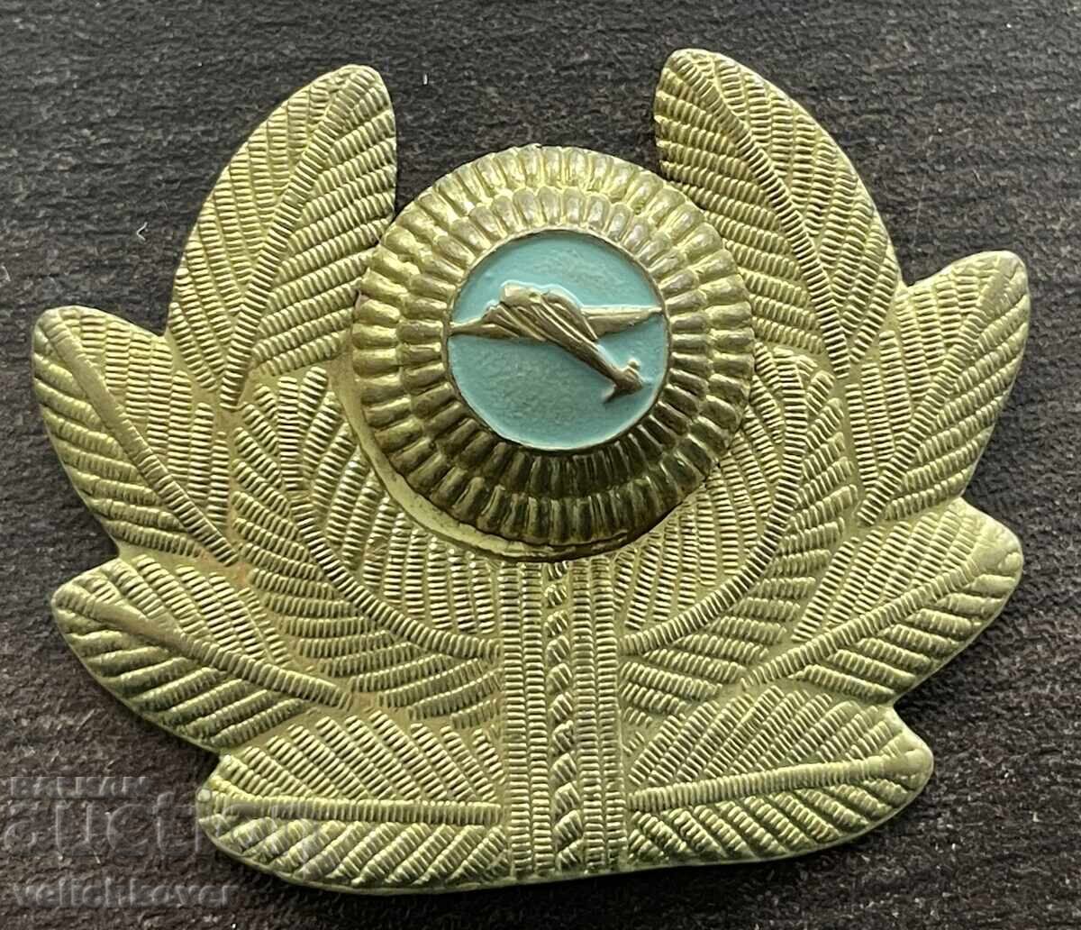 42790 България кокарда фуражка пилот БГА Балкан 70-те г.