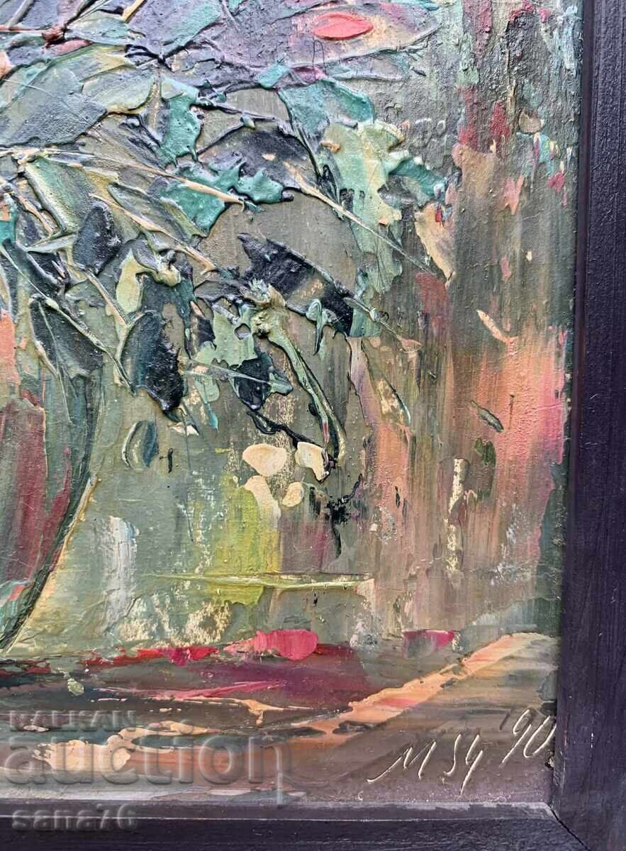 Frumoasă pictură originală de Metodi Idakiev - Natură statică - 2 cu preț € 35.00 | 68.45 BGN