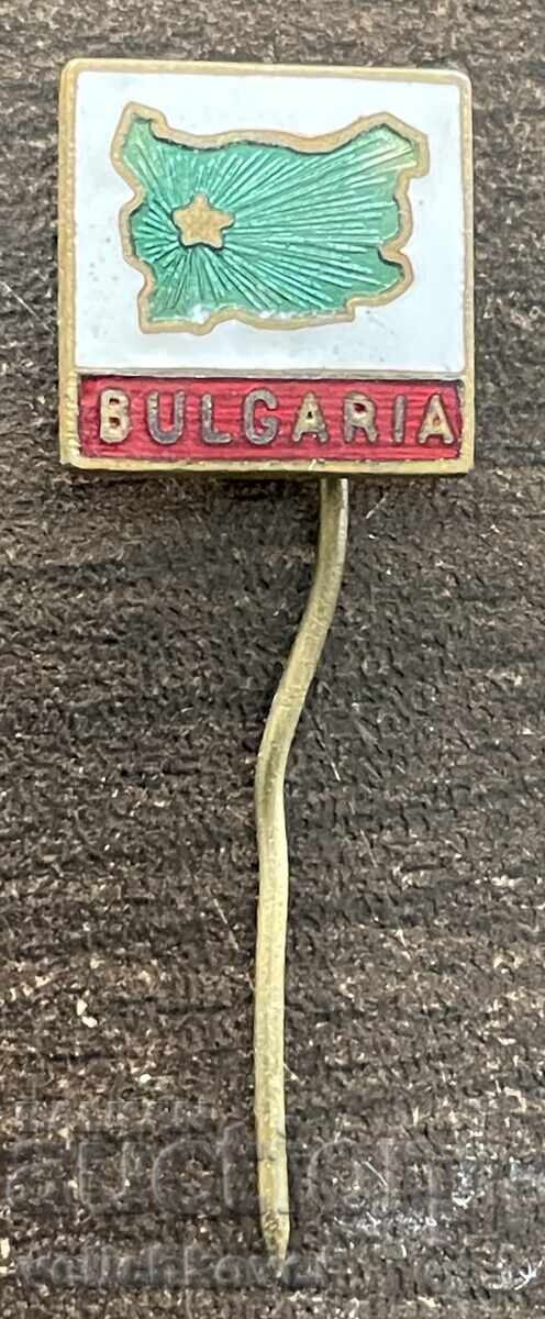 42792 Βουλγαρικό νόμισμα με τον χάρτη της Βουλγαρίας για ξένους