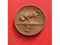 South Africa - 2 Cents 1965 - Extremely Fine Condition