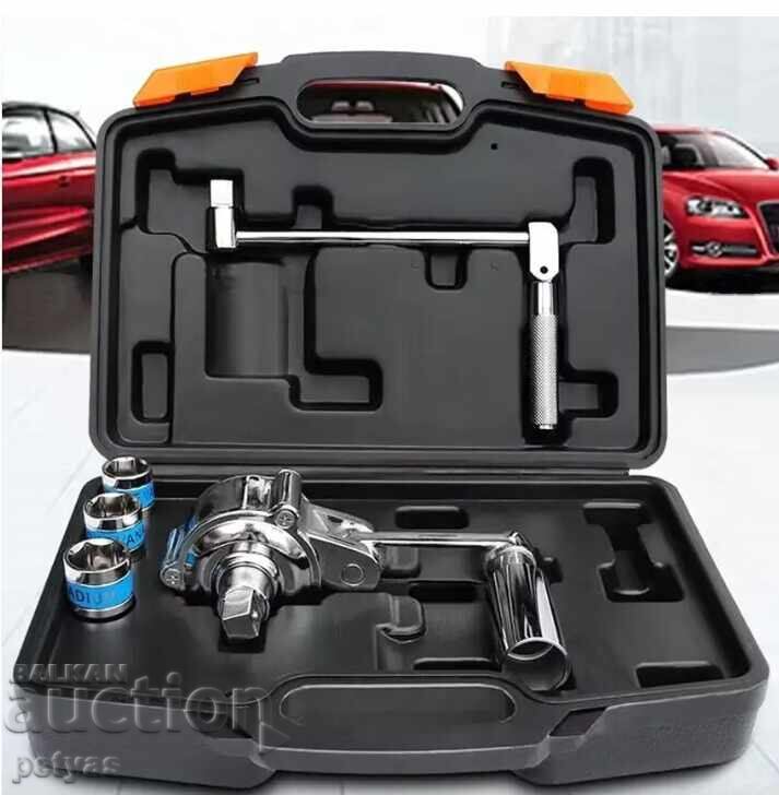 Auction  Impact Wrench with 1:16 Gear Ratio for Car - Sockets 17, 19, 21mm