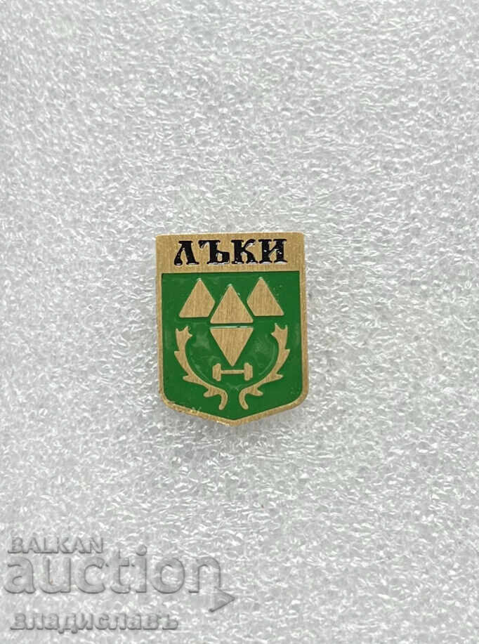 Emblemă stemă a orașului Lăki