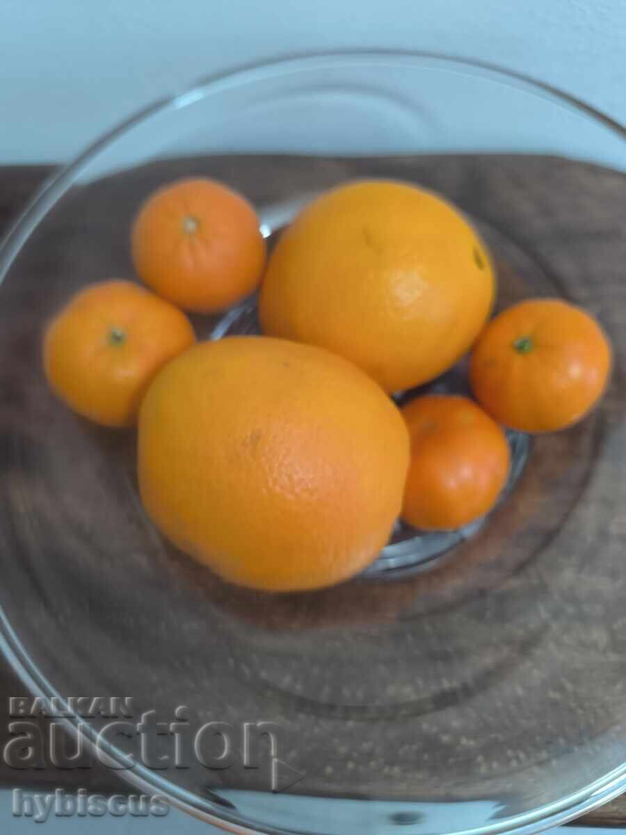 Vintage Hand-Made Glass Fruit Bowl Art Deco Orrefors - 5