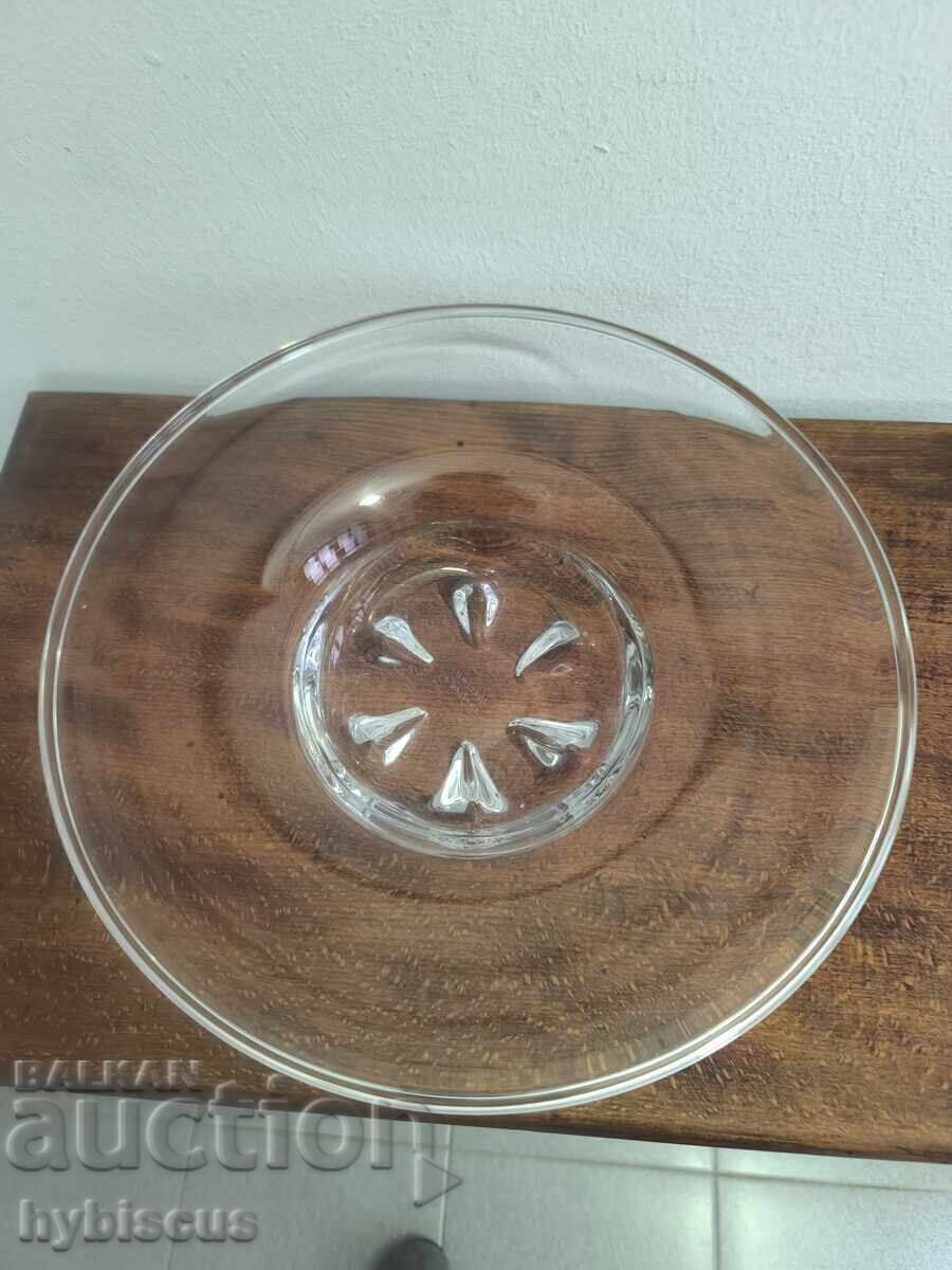 Vintage Hand-Made Glass Fruit Bowl Art Deco Orrefors - 7