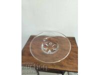 Βίντατζ γυάλινη φρουτιέρα χειροποίητη αρ Ντεκό orrefors