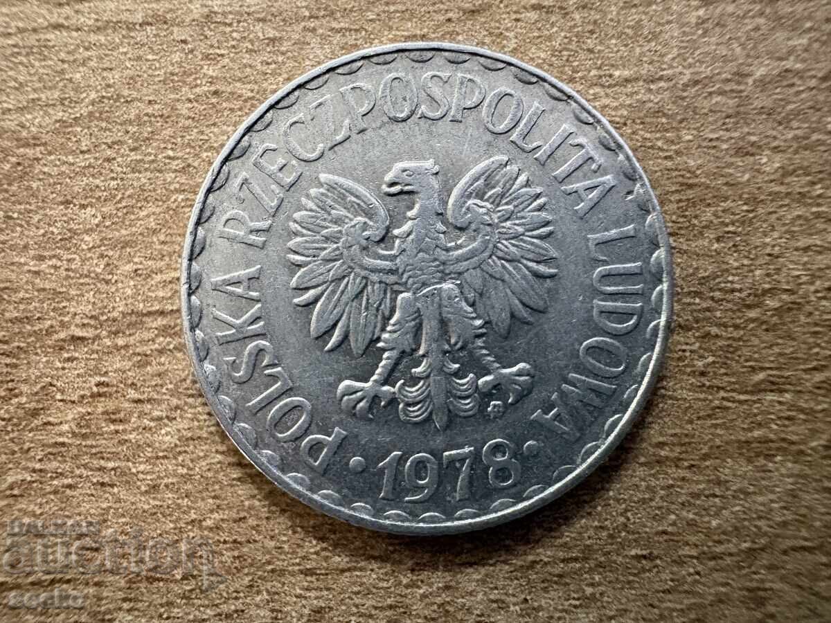 Polonia - 1 zloți (1987) cu preț € 0.15 | 0.29 BGN