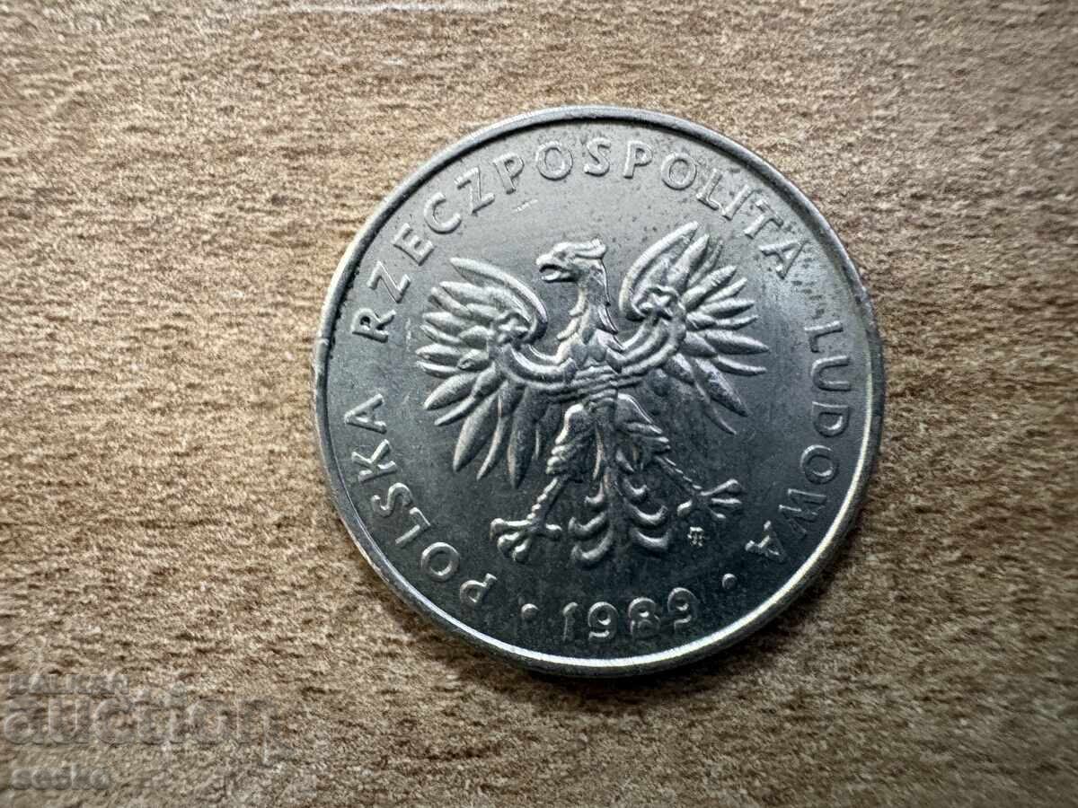 Πολωνία - 20 ζλότι (1989) με τιμή € 0.10 | 0.20 BGN