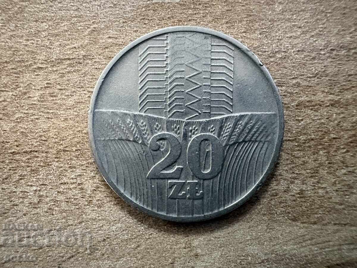 Polonia - 20 zloți (1974) Polonia - 20 zloți (1974)