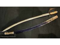 РЯДКА ИНКРУСТИРАНА САБЯ ЯТАГАН ЩИК КОРТИК КАМА ТЕСАК МЕЧ