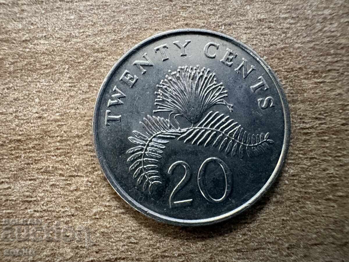 Сингапур - 20 цента (1996)