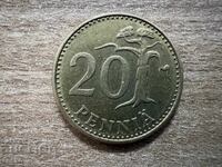 Finlanda - 20 penni (1972)