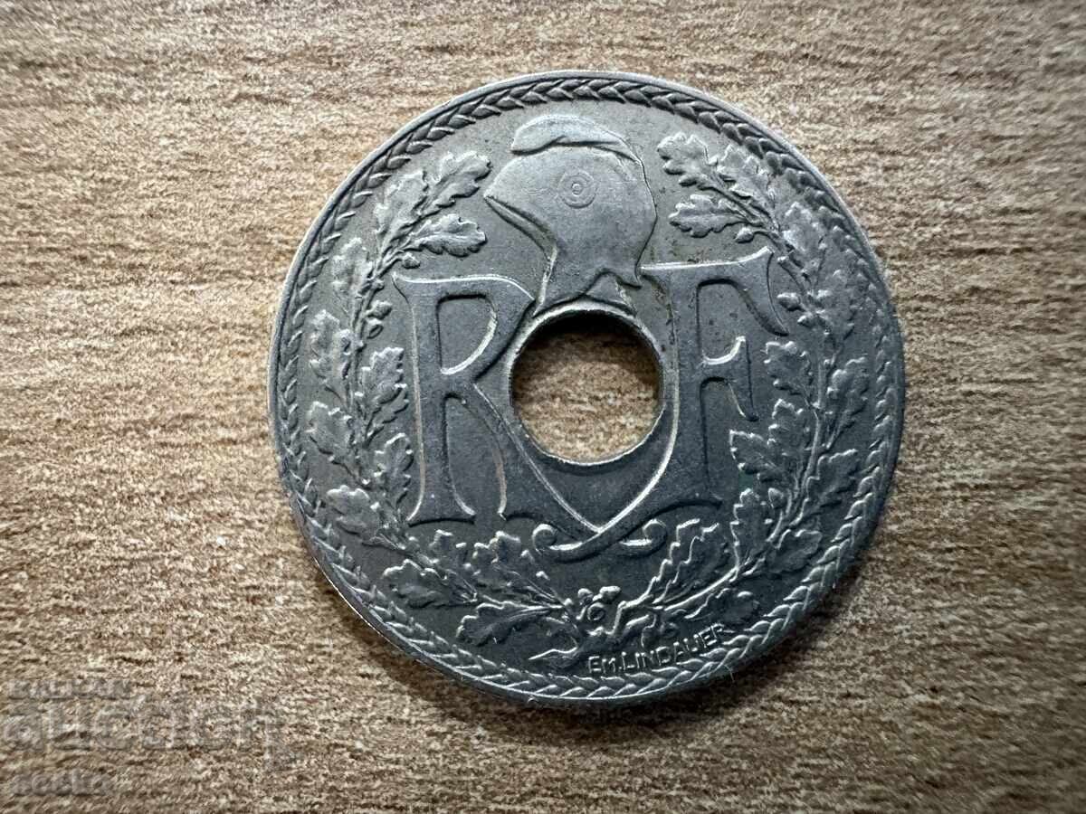 Γαλλία - 25 εκατοστά (1933) με τιμή € 0.40 | 0.78 BGN