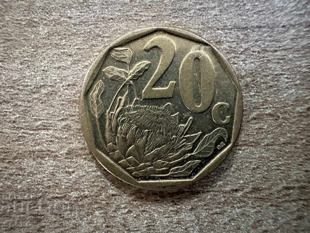 Νότια Αφρική - 20 σεντ (2012) Νότια Αφρική - 20 σεντ (2012)