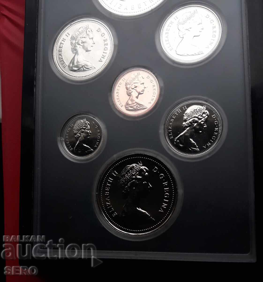 Καναδάς - ΣΕΤ 1978 από 7 νομίσματα - το ένα δολάριο είναι ασημένιο - 5 Καναδάς - ΣΕΤ 1978 από 7 νομίσματα - το ένα δολάριο είναι ασημένιο - 5