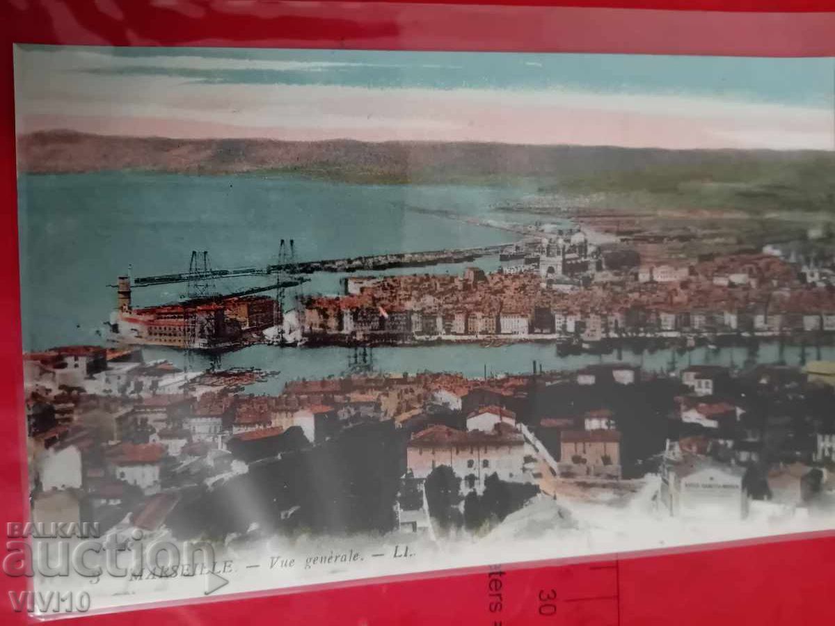 Old postcard, Marseille