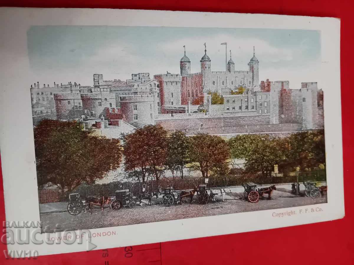 Old postcard, London
