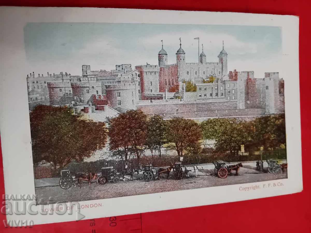 Old postcard, London