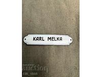 Plăcuță Emailată Germană