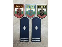 Lot Embleme - 3 bucăți și Epoleți - 1 pereche