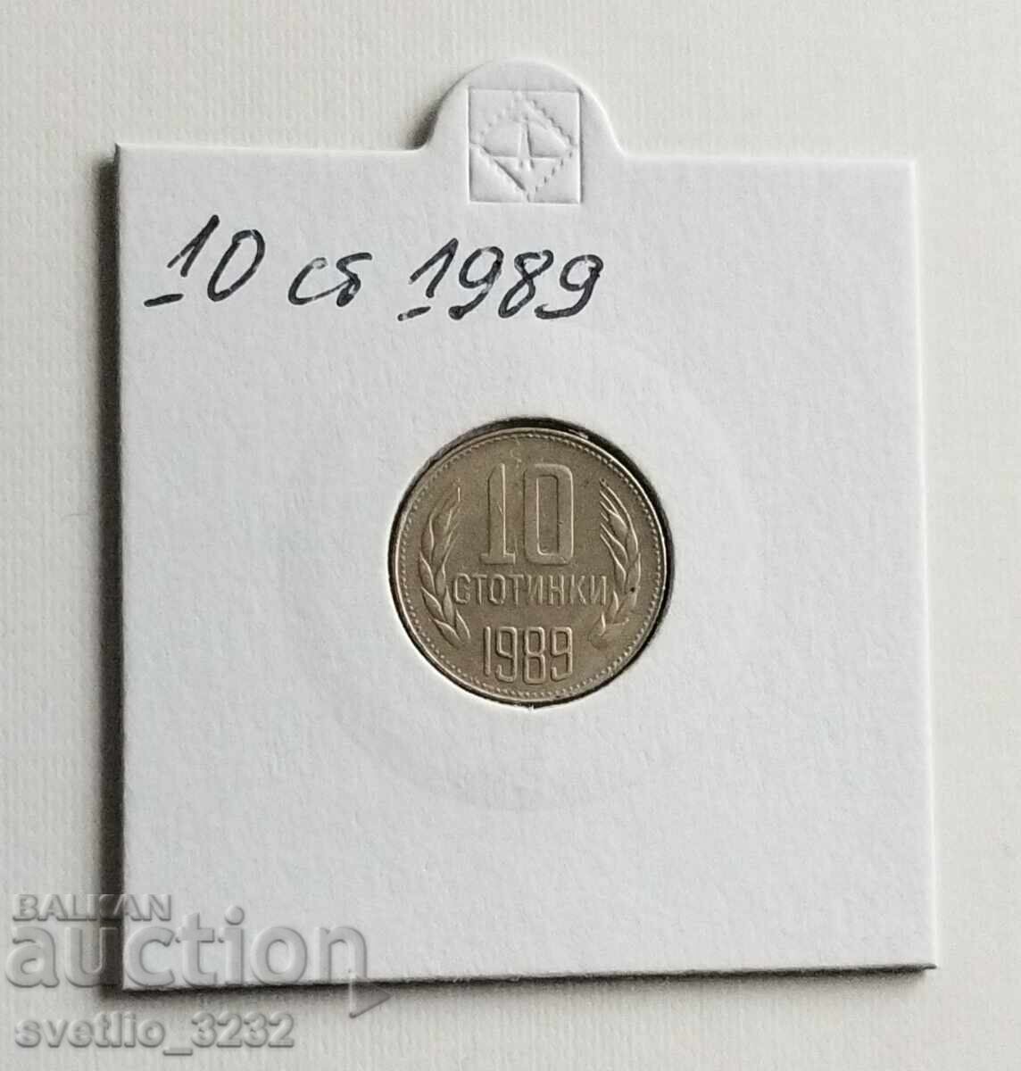 10 cenți 1989