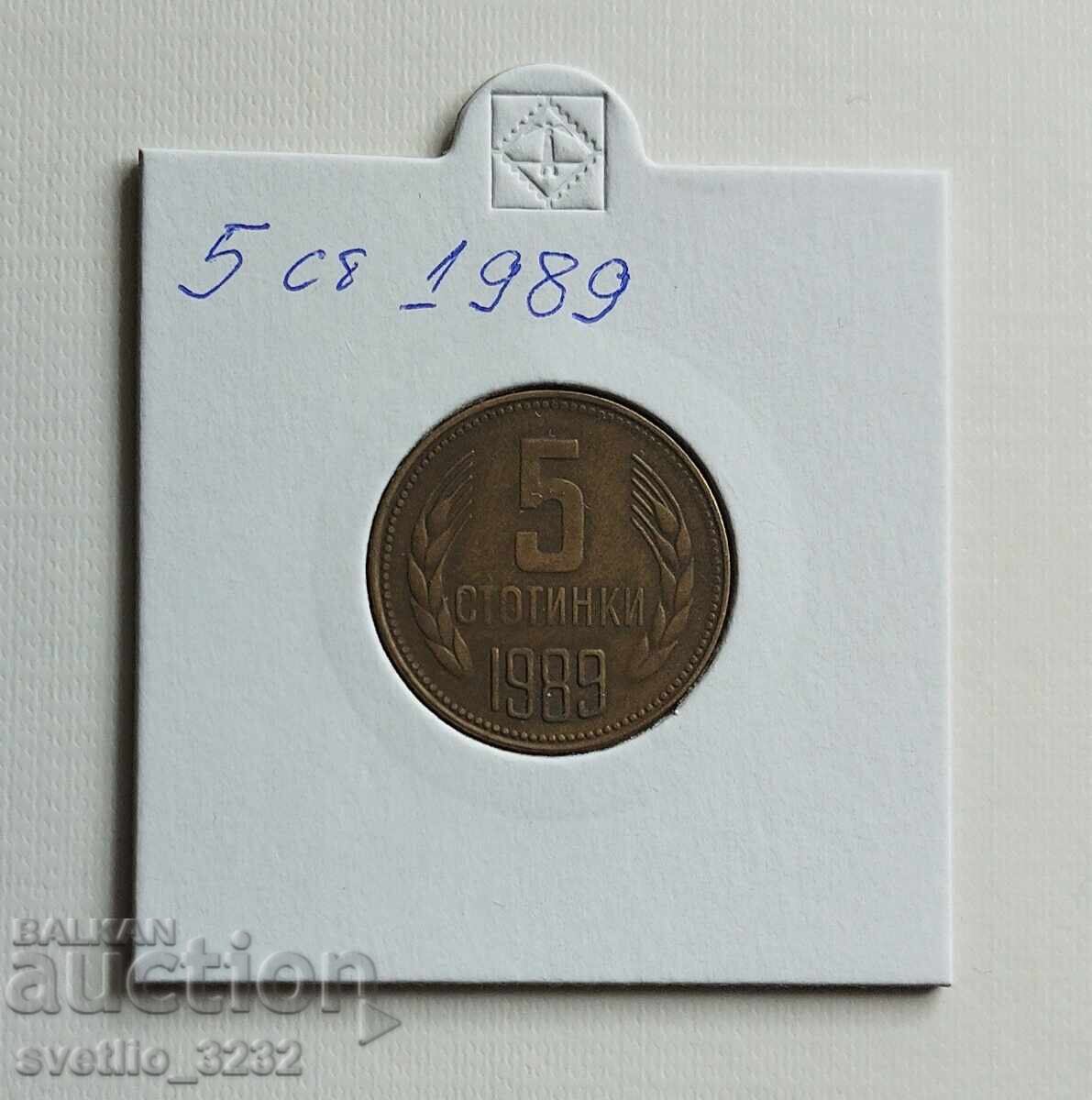 5 cenți 1989