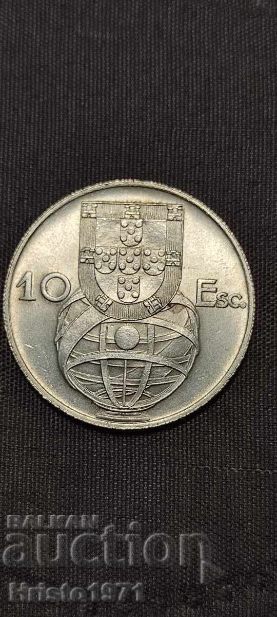10 escudos 1954 10 escudos 1954