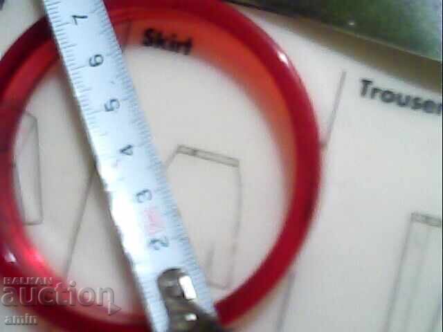 стара красива гривна стеклен мурано тип робин - 7