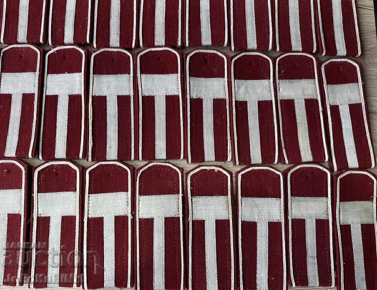 Delivery of Lot of Militia Shoulder Boards - Sergeant Major - 20 sets
