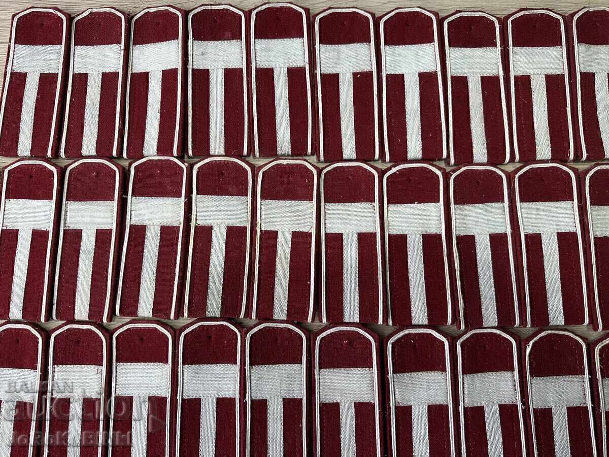 Lot of Militia Shoulder Boards - Sergeant Major - 20 sets - 5