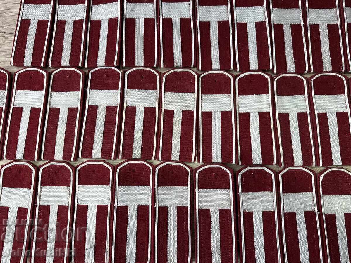 Lot of Militia Shoulder Boards - Sergeant Major - 20 sets - 6