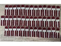 Lot of Militia Shoulder Boards - Sergeant Major - 20 sets