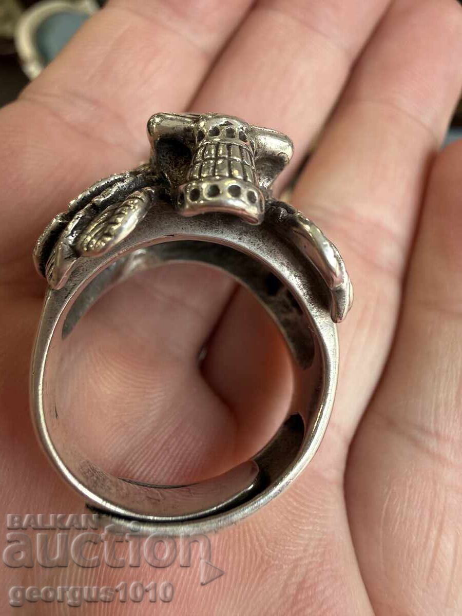 Masiv inel argint bărbați №7862 - 6 Masiv inel argint bărbați №7862 - 6