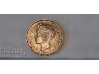 1 πεσέτα 1900 g. - ΙΣΠΑΝΙΑ - ΑΣΗΜΙ - ΒΖΤ