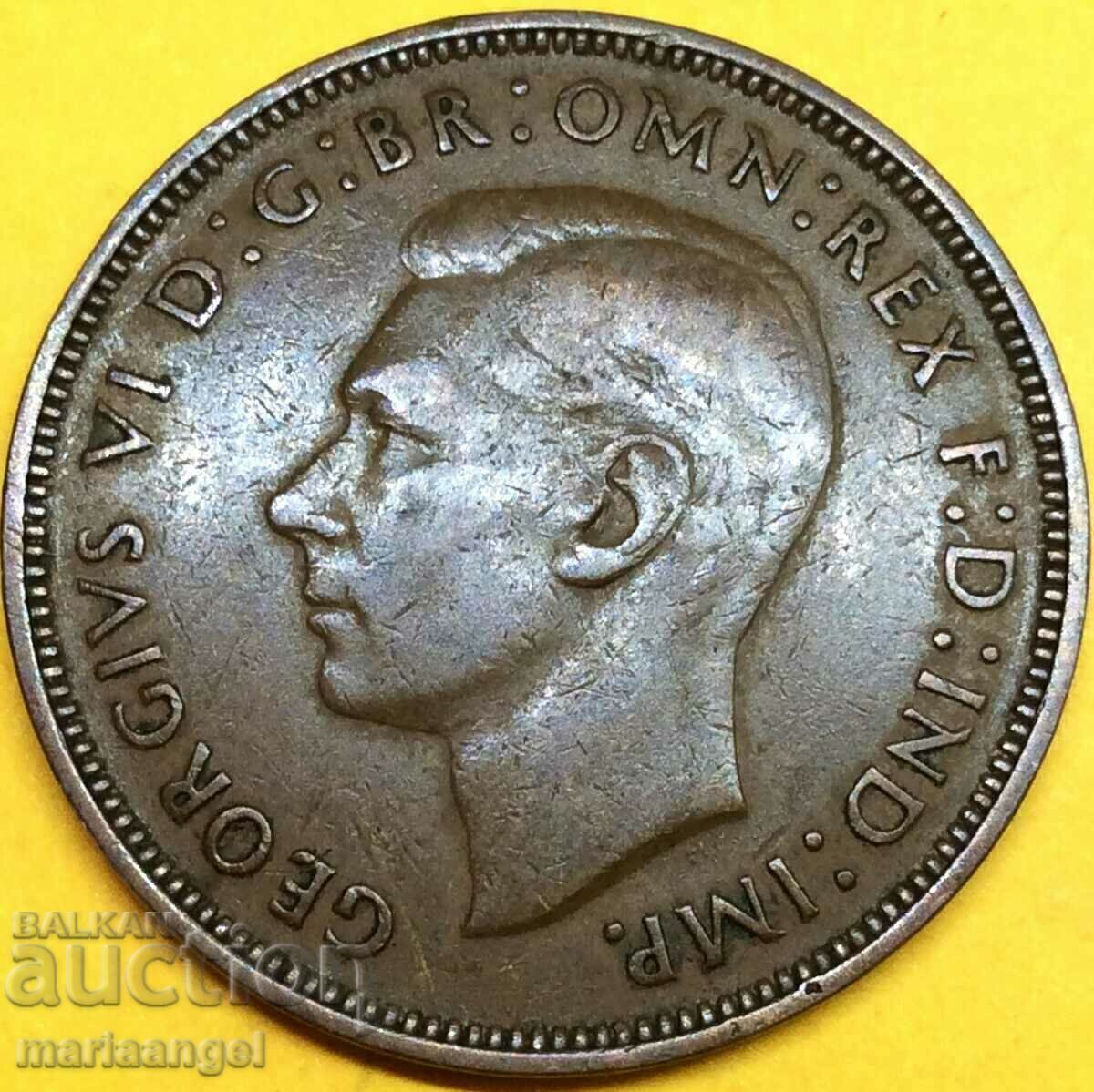 Great Britain 1 Penny 1947 George VI 30mm Bronze with price € 2.60 | 5.09 BGN