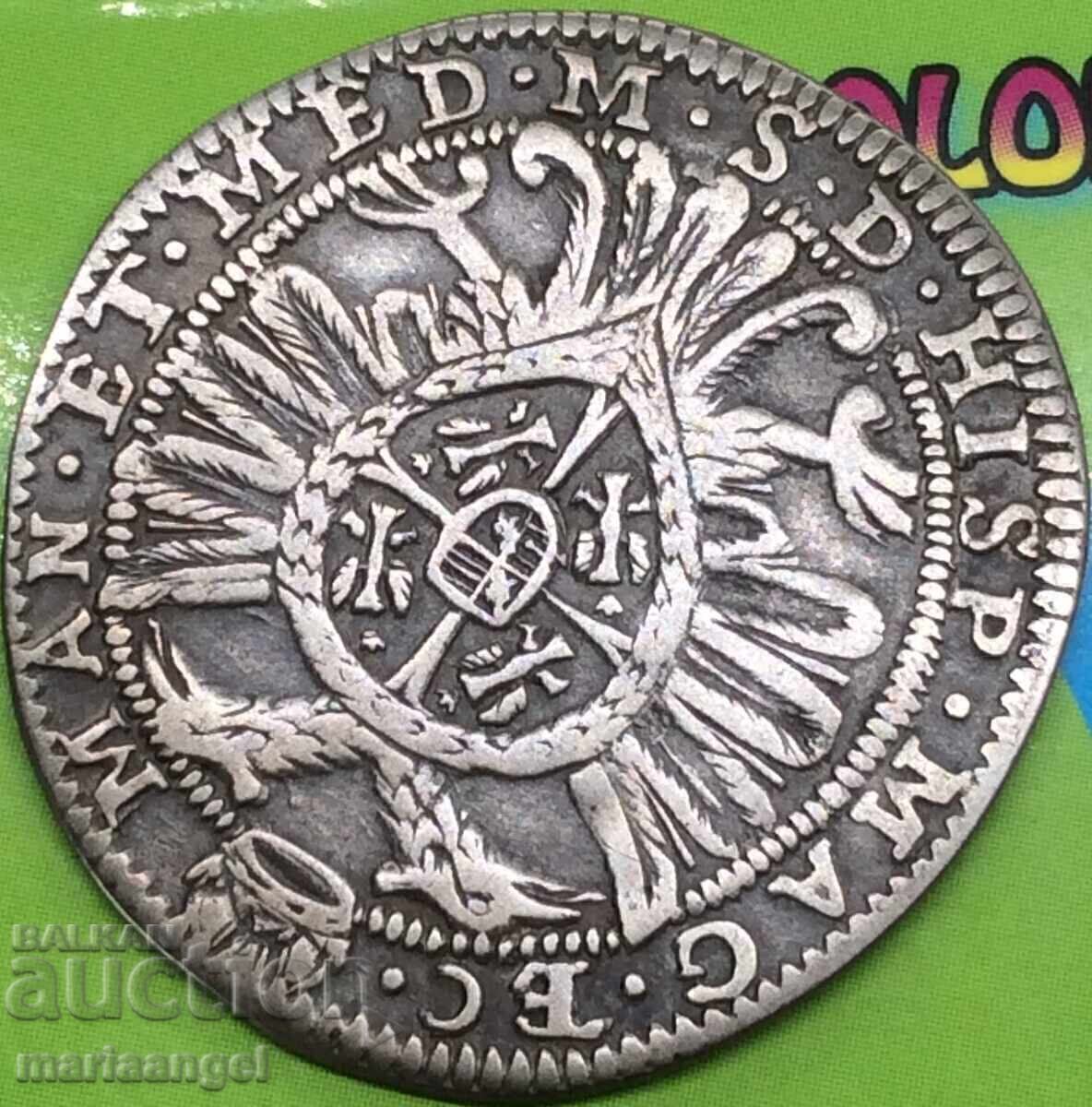 Livrarea 25 Soldi Italia Castel Della Stivere 1680-1723 30mm