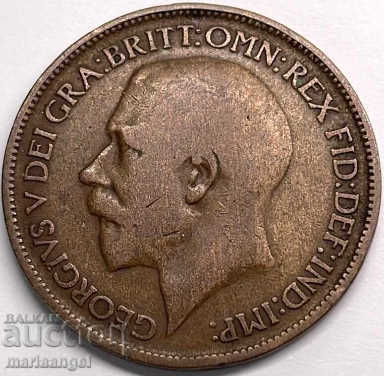 Μεγάλη Βρετανία 1 πένα 1919 30 χλστ - 5