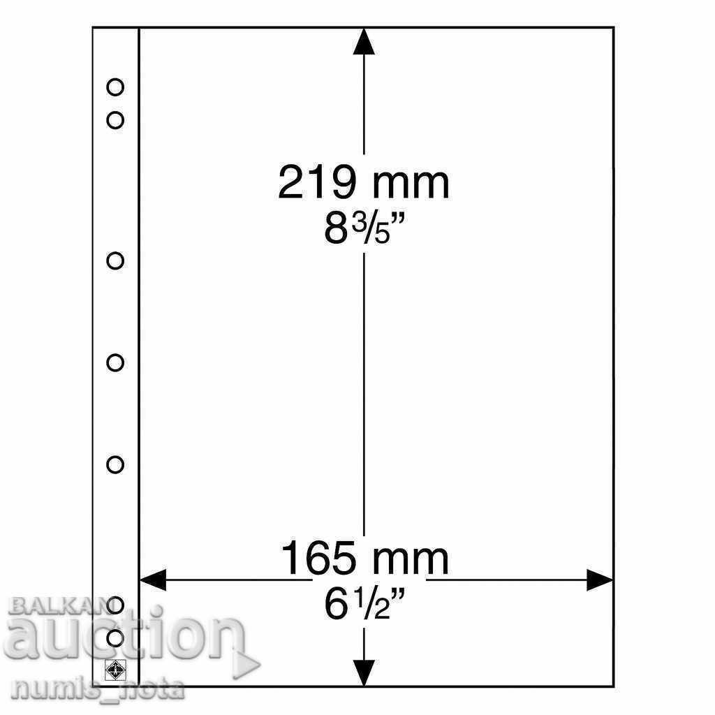 SUPLIMENTARĂ album foaie "Numis" PENTRU BANCNOTE C-1 SUPLIMENTARĂ album foaie "Numis" PENTRU BANCNOTE C-1