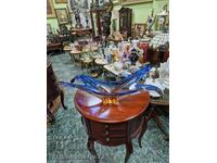 Bol italian superb din cristal, fructier Murano