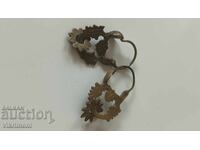 Revival-era earrings, jewelry, arpalii (a type of earring), bronze, from grandmother's dowry