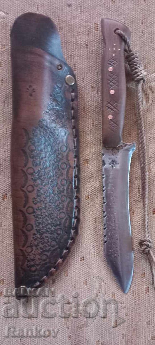 Cuțit de vânătoare, lucrat manual cu preț € 35.00 | 68.45 BGN
